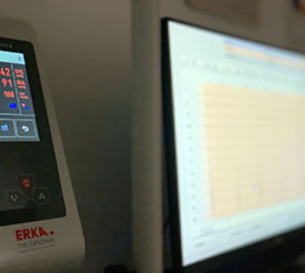 EKG und Blutdruck